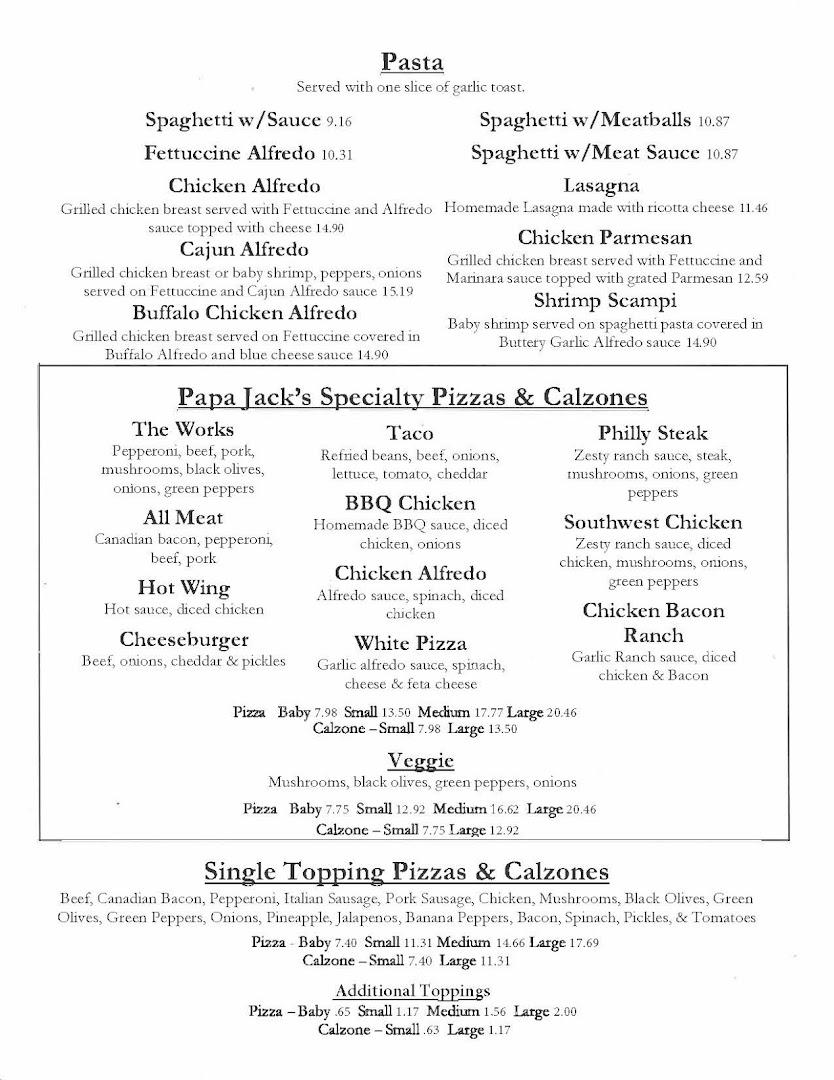 Papa Jack's Pizza